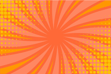Comic book style background with sunbeam rays,vintage sunburst line pop art