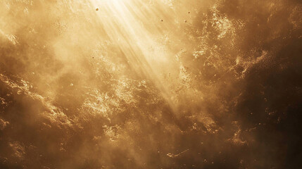 Obraz premium A beam of light piercing through a thick sandstorm