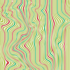 Obraz premium Waves of Illusion: Dynamic multicolor Abstract Background