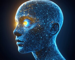 Obraz premium Humanoid's portrait.