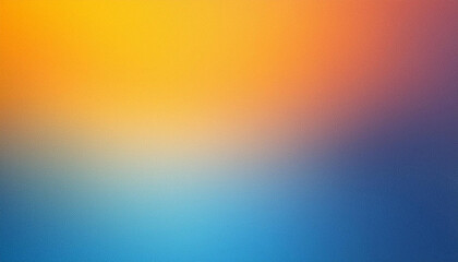 Obraz premium Gradient blurred colorful pastel paper background. Colorful pattern. Fantasy texture. Grainy orange blue yellow noise texture backdrop.