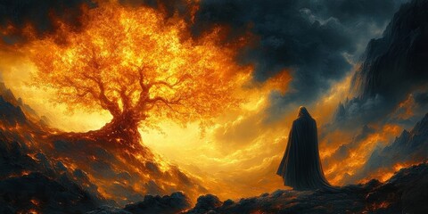 Moses Burning Bush Encounter at Sinai Exodus Experience
