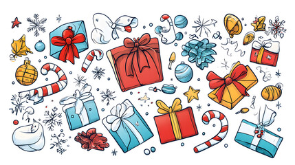 Fototapeta premium New Year or Christmas festival card poster or wallpaper, it can be used in advertising. There is space to text.