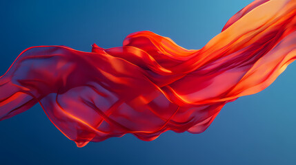 Flowing fabric showcasing gentle beauty