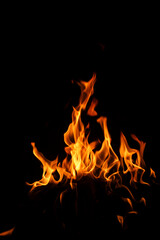 Fototapeta premium Blaze flames background. Burning fire backdrop. Flame of fire. Fire background. Fire texture. Flaming.