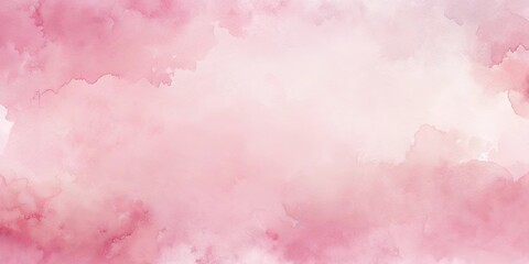 Fototapeta premium Abstract Pink Watercolor Wash Background Texture for Design Projects