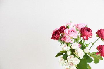 スプレー薔薇の花束