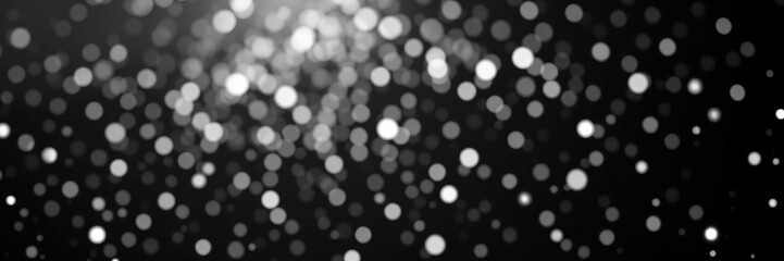 Naklejka premium White dots on a black canvas that seem to pulsate with an inner light and energy, sparkle, illumination, shining