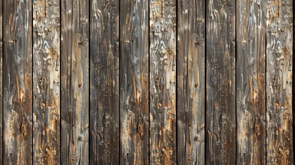 Fototapeta premium A close up of a weathered wood fence.