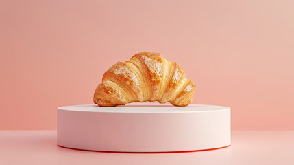 croissant display on podium 