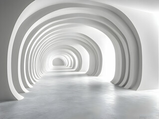 Obraz premium White Archway 3D Illustration