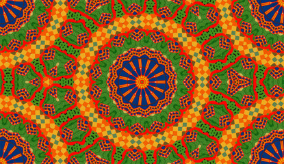 Obraz premium background with circles.mandala, art, vector, decoration, ornament