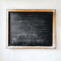 Obraz premium empty chalkboard ready for notes and drawings