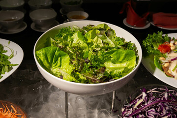 Bowl of Fresh Mixed Greens