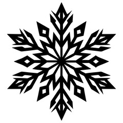 Christmas Snowflake Harmony white background 