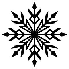 Christmas Snowflake Harmony white background 