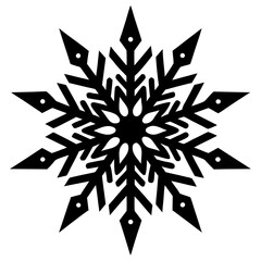 Christmas Snowflake Harmony white background 
