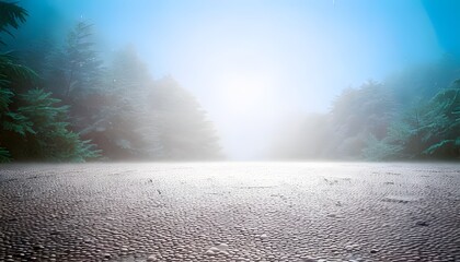 Natural macro shot. Nature scene with soft dew, environmental background, 3D illustration.