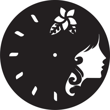 Clock vector dxf file for MDF Acrylic metal more eps file  