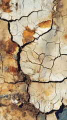 Fototapeta premium Water scarcity impact: critical effects of drought on natural resources, agricultural productivity, and human resilience, emphasizing the necessity for innovative conservation strategies.