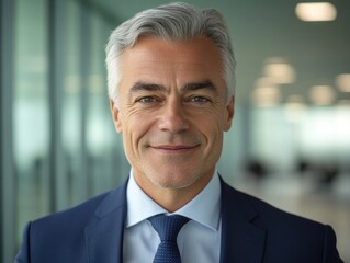 Naklejka premium Man in suit and tie