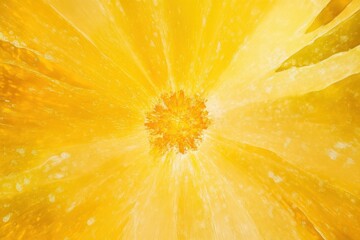close-up of a vibrant yellow flower showcasing intricate details