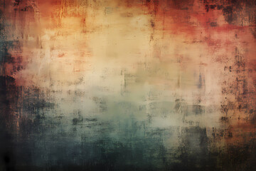 Grunge Background with Distressed Textures and Faded Colors