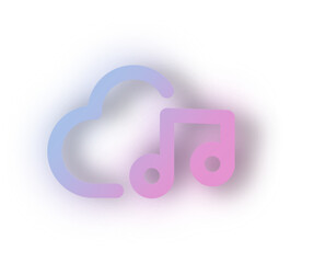 Gradient Cloud Icon