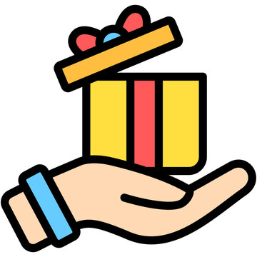 recommend clip art: Bonus flat outline color icon, use for UI, UX, app and web development, digital or print. for industry, education, business, financial, Human Resources theme.