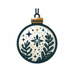Fototapeta premium Christmas Ornaments Merry Christmas