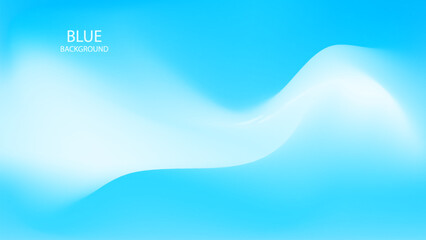 Motion Clouds Flow. Clear Sky. Abstract background. Gradient blue. Design for Template, Brochure, Cover, Annual Report. 