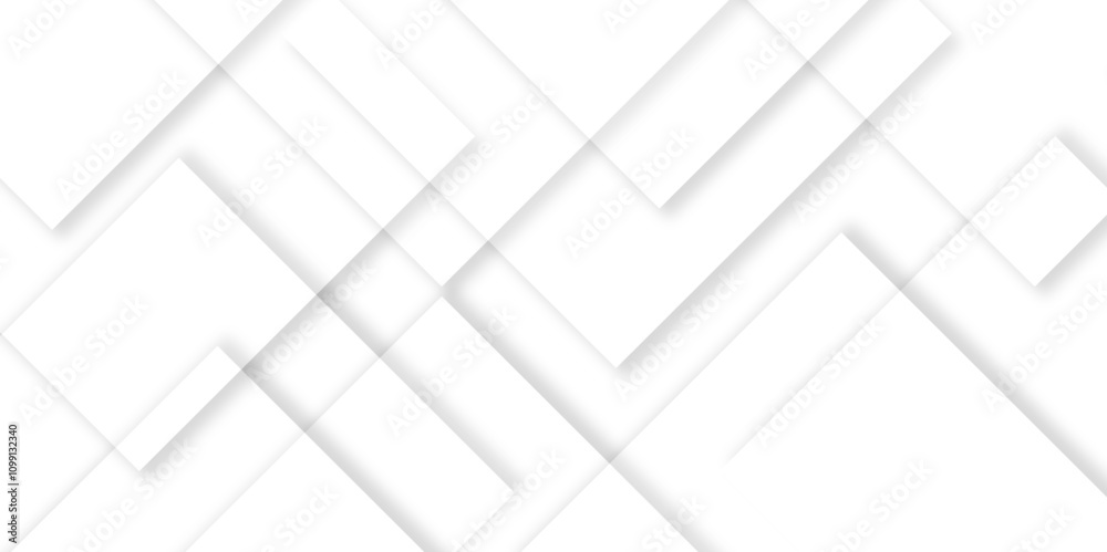 Fototapete Abstract background with lines White background with diamond and triangle shapes layered in modern abstract pattern design Space design concept Suit for business, corporate, institution presentation.	
