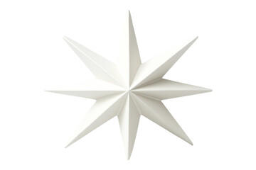 Obraz premium Elegant white star decor modern home decorative art indoor space aesthetic design