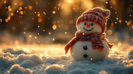 Schneemann - Weihnachtsmotiv