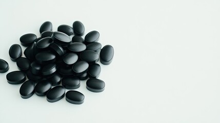 Health benefits of black supplements exploring natural remedies for wellness indoor setting close-up view nutritional insights