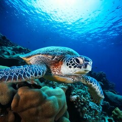 Fototapeta premium ウミガメ