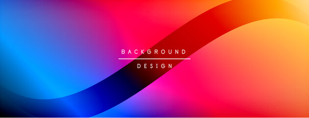 Gradient and shadow wave line geometric background. Vector Illustration For Wallpaper, Banner, Background, Card, Book Illustration, landing page