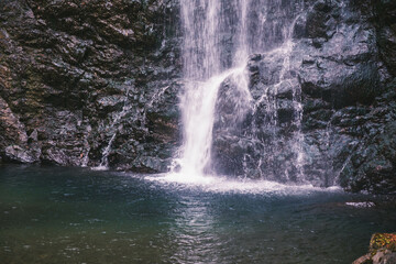 [OSAKA]Natural waterfall spot located in northern Osaka, Beautiful waterfall scenery, Minoo Falls, Japan