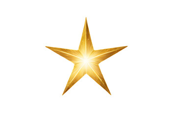 Obraz premium Radiant Christmas Star with Soft Glow, Transparent PNG