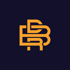 Vintage Luxury Letter DBR Logo