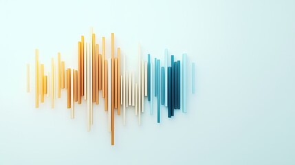 Sound wave art design modern studio digital artwork minimalist environment abstract viewpoint visual harmony for seo optimization