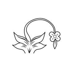 Fototapeta premium Element, ilustration, flowers, decoration