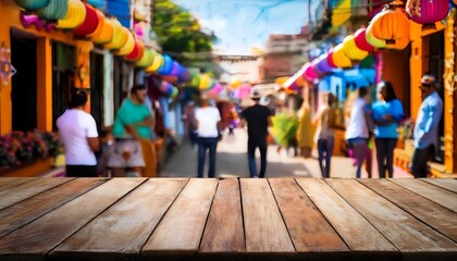 Authentic Mexican celebration with traditional elements and happy people