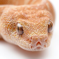 Fototapeta premium 2408_066.Extreme closeup of a Boa's Back, showcasing intricate details and textures,isolated on white background