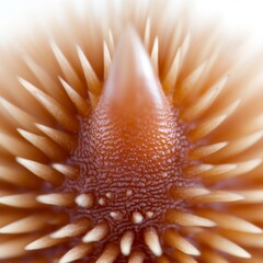 Obraz premium 2408_080.Extreme closeup of a Echidna's Fur, showcasing intricate details and textures,isolated on white background