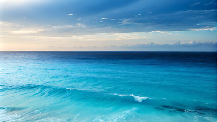 Seascape. Blue Ocean Panorama. 