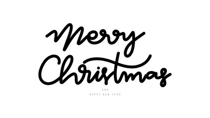 Merry Christmas and happy new year background, Merry Christmas  handwriting , Christmas element for web, banners template design. Vector illustration EPS10