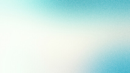 Gradient With Grainy Noise Texture. Abstract Turquoise Mesh and Dynamic Flow Background