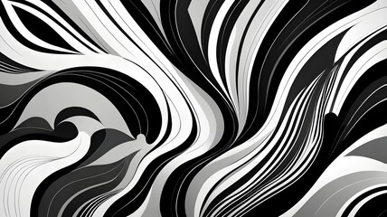 Fototapeta premium A black-and-white abstract texture featuring bold