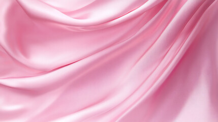 Obraz premium Silky pink fabric texture Silk fabric background